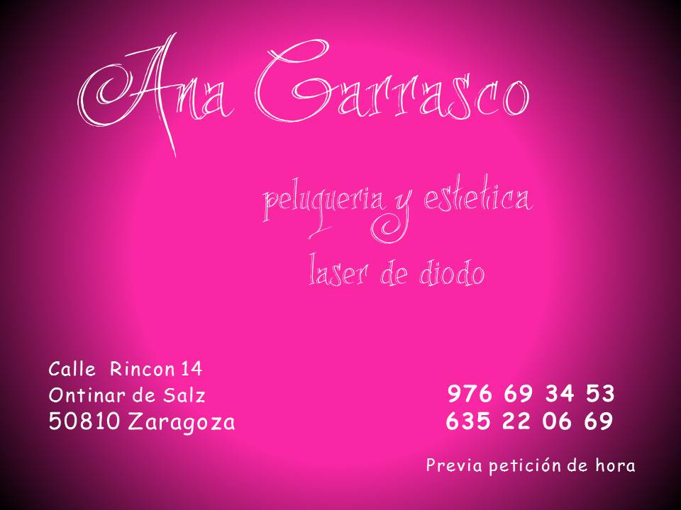 Peluqueria y estetica Ana Carrasco