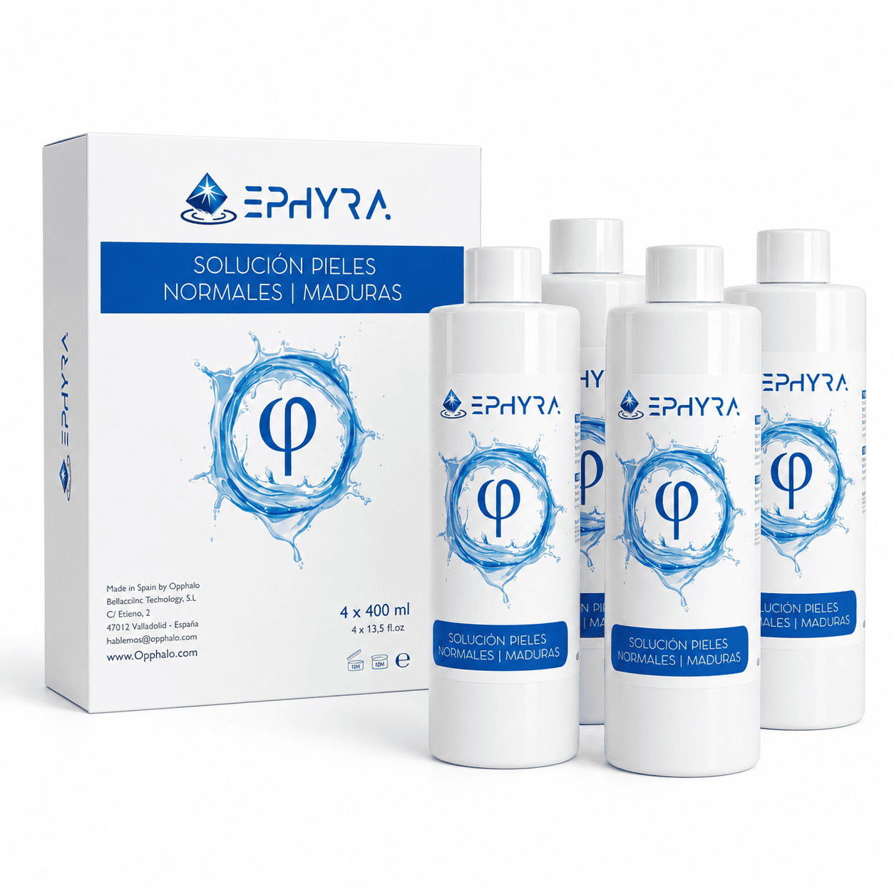 Solución Pieles Normales/Maduras 4x400 ml
